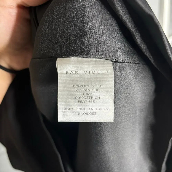 Par Violet Age of Innocence Mini Dress Black Size 4 - Picture 8 of 8
